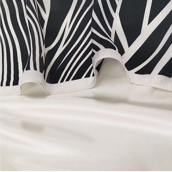Zebra Style Silky Scarf  